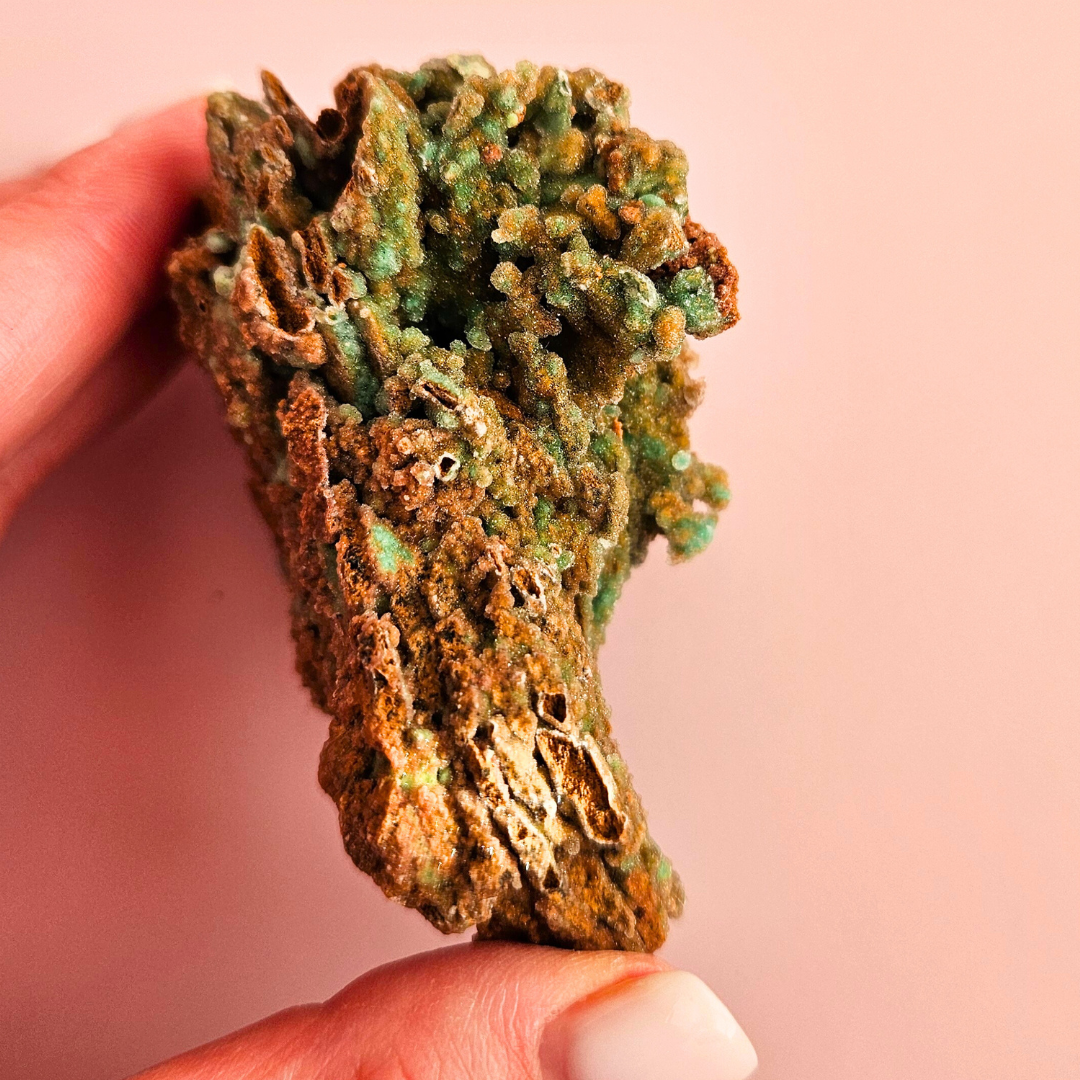 Natural Smithsonite Druzy Indonesian Mineral