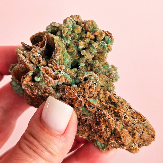 Natural Smithsonite Druzy Indonesian Mineral