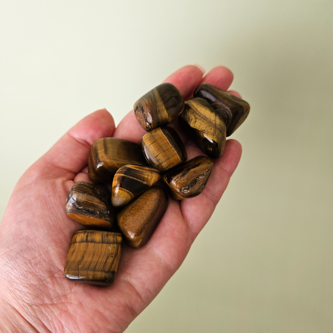 Tigers Eye Tumbled Stone