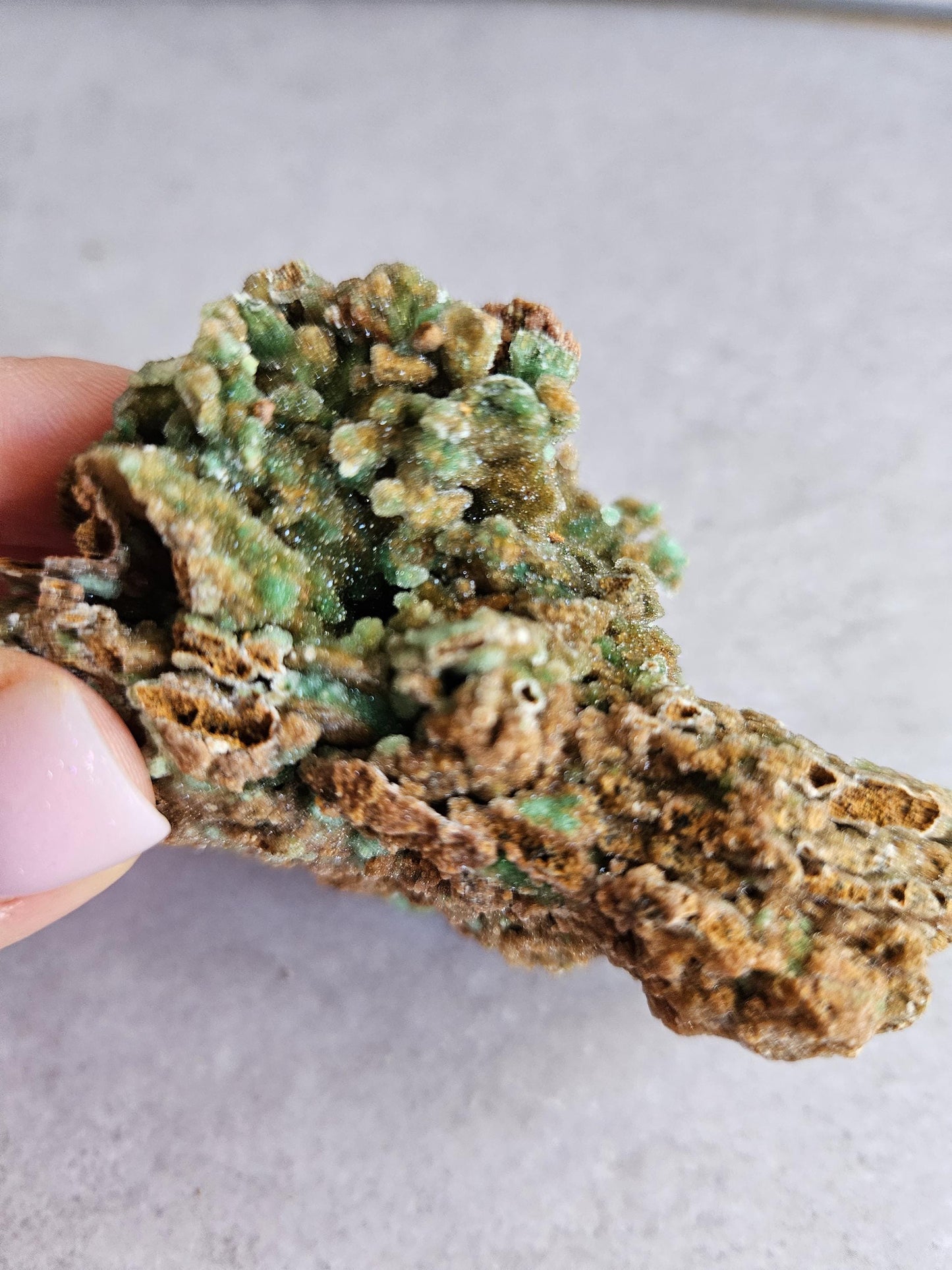 Natural Smithsonite Druzy Indonesian Mineral