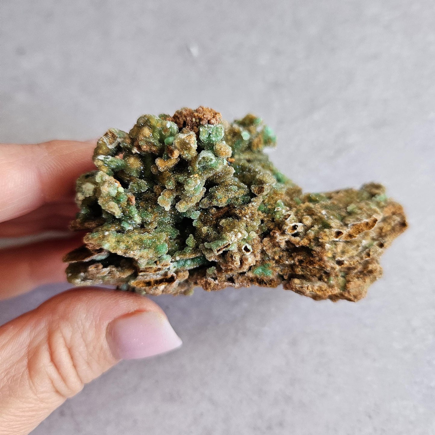 Natural Smithsonite Druzy Indonesian Mineral