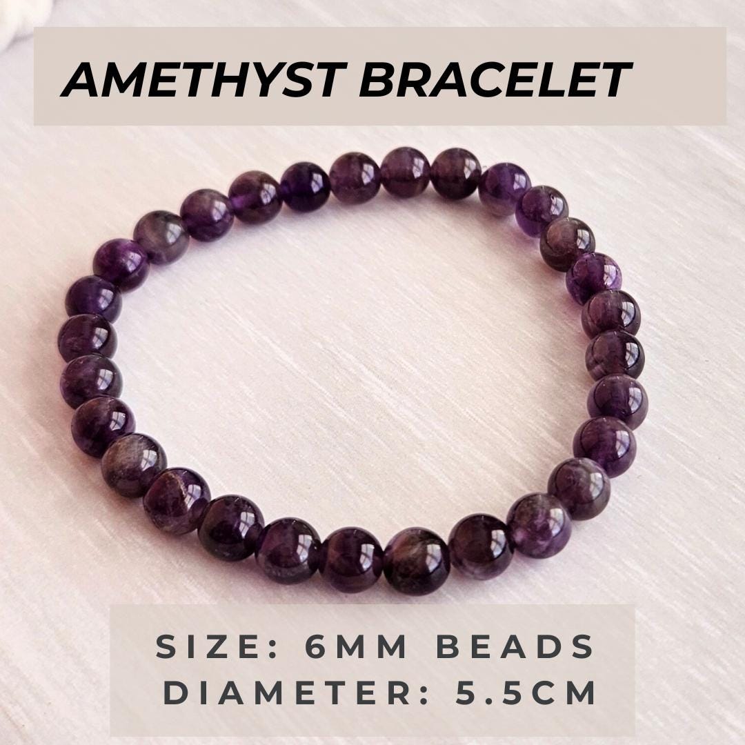 Amethyst Stretch Bracelet