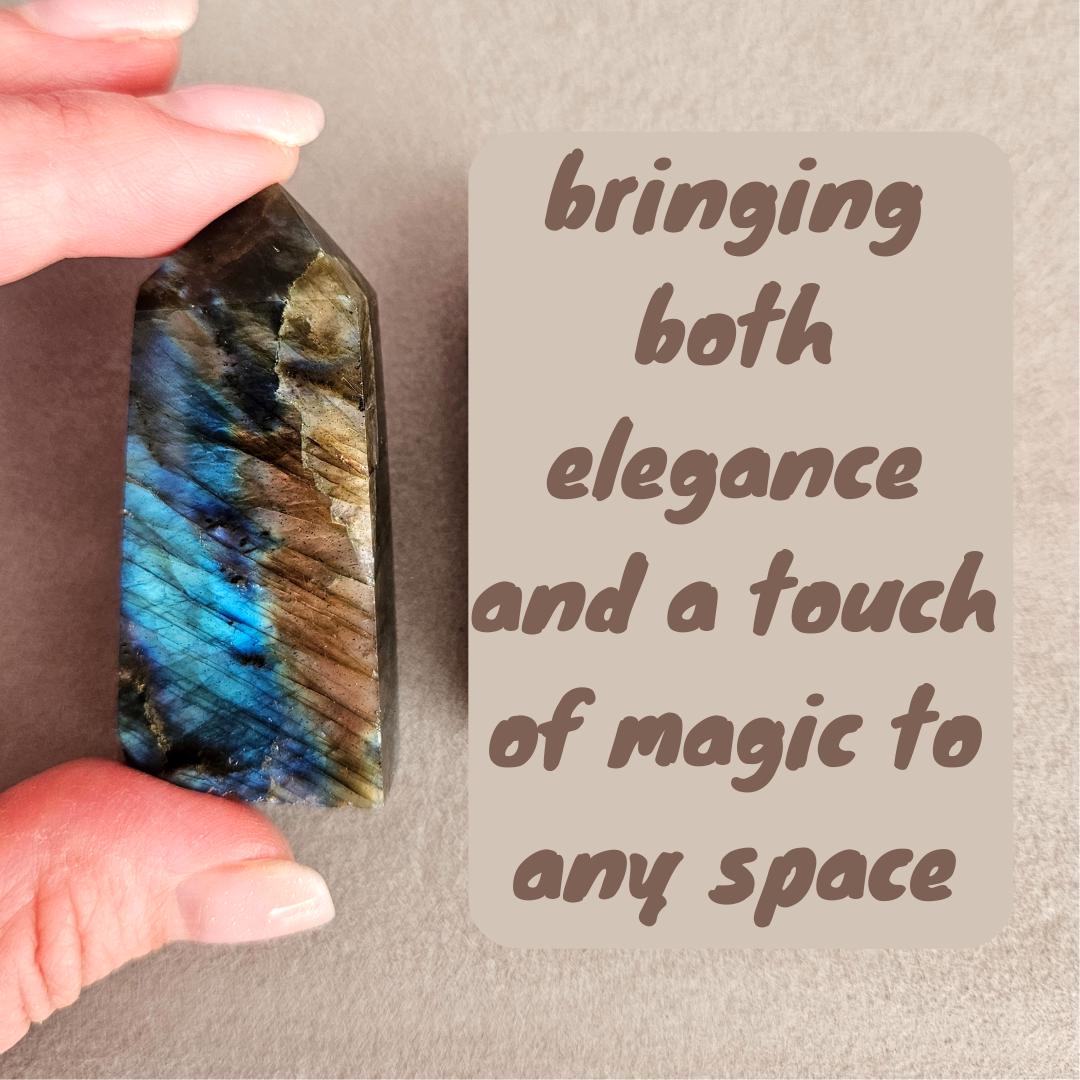 Labradorite tower polished point