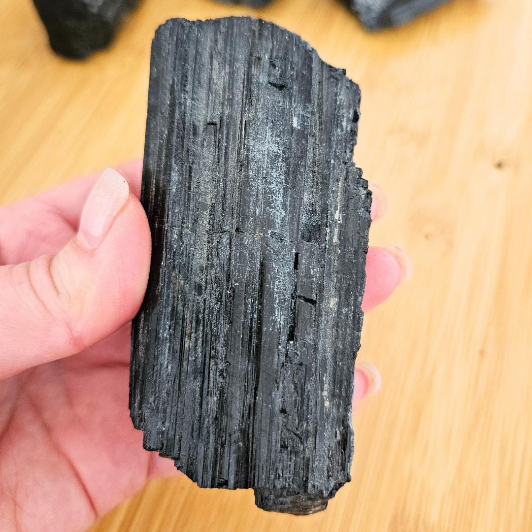 1 x Raw Black Tourmaline Chunk