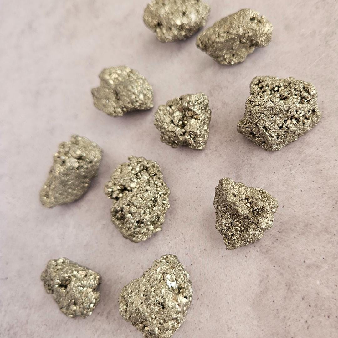 Raw pyrite cluster