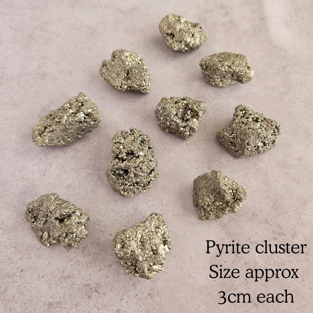 Raw pyrite cluster