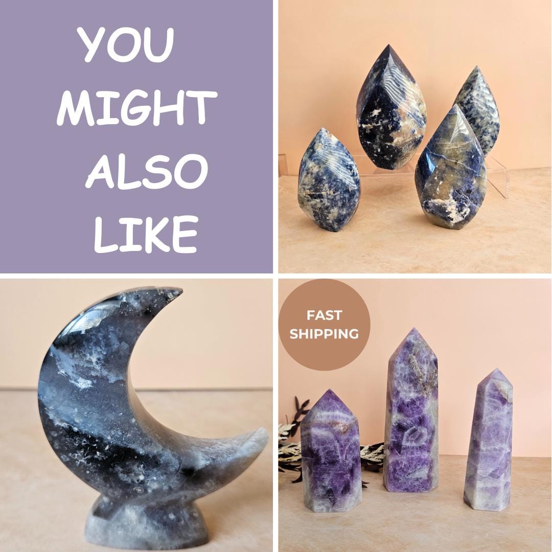 Amethyst Geode Crystal Cluster Standing Display