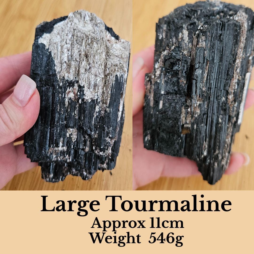 1 x Raw Black Tourmaline Chunk