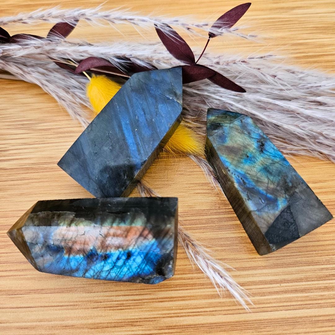 Labradorite tower polished point