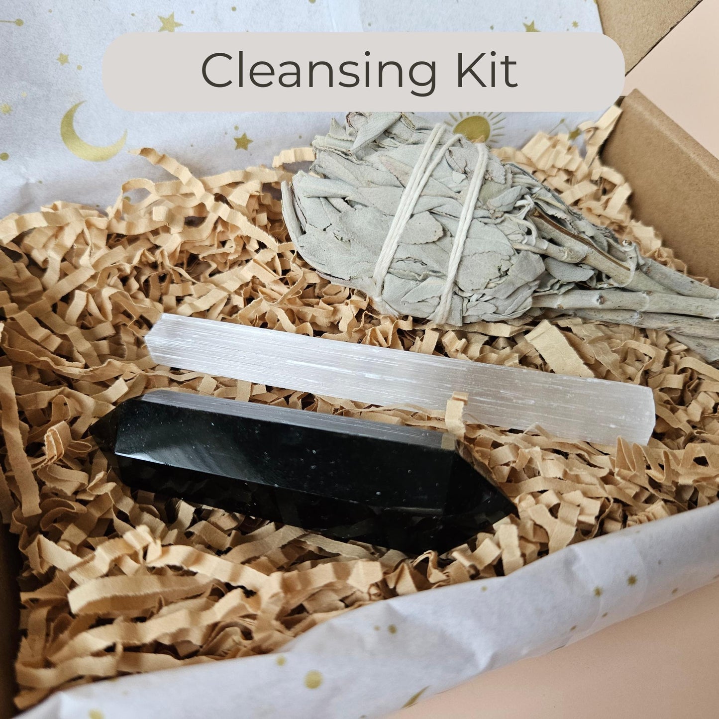 House Cleansing Kit New Home Gift Sage Smudge Kit Energy Protection Cr