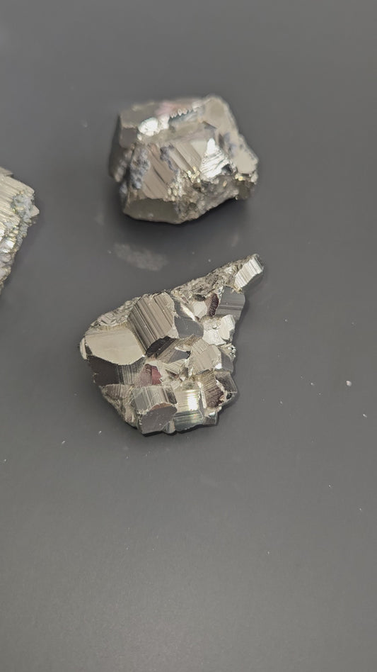 Natural Pyrite Cluster Fools gold Raw Crystal