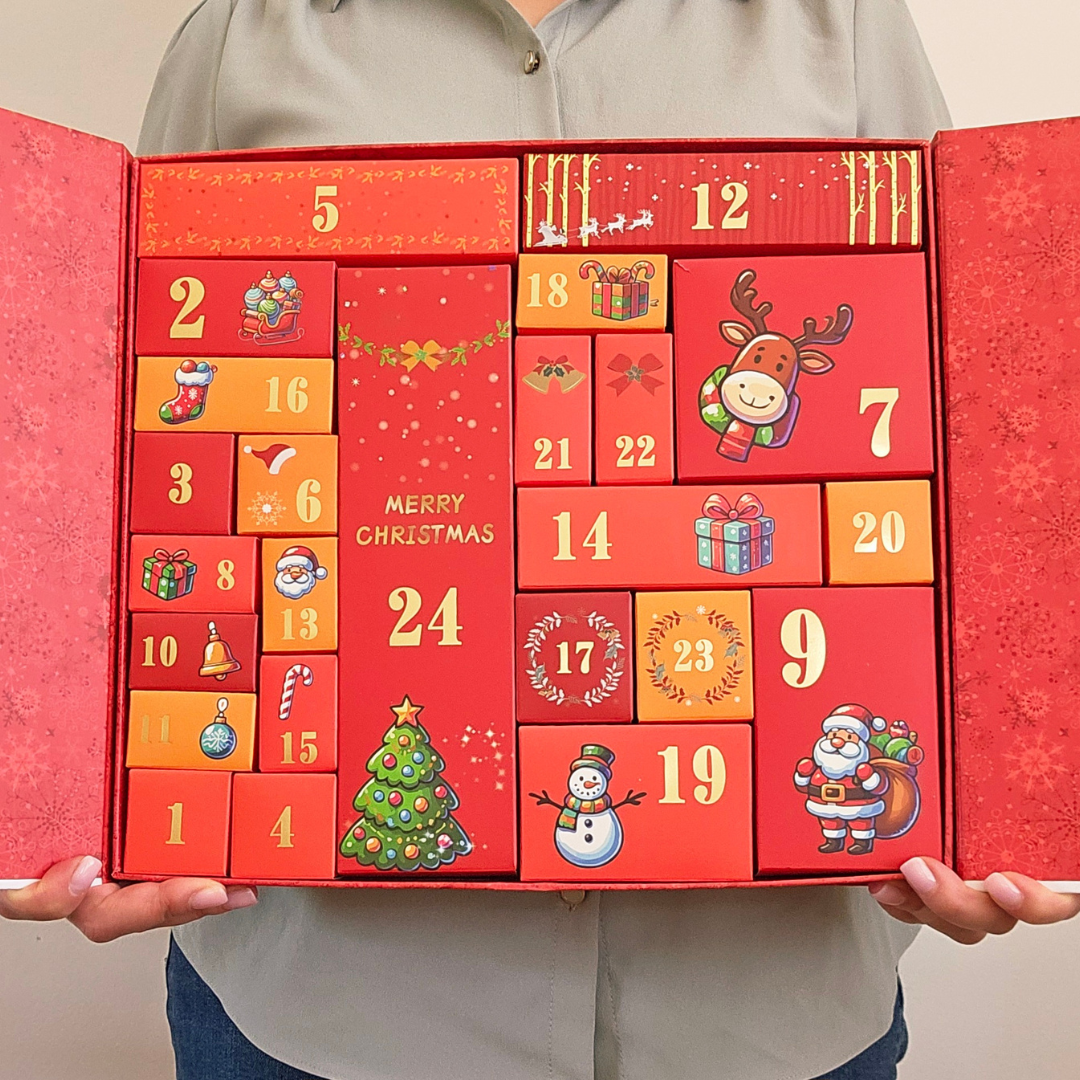 DELUXE Christmas crystal advent calendar