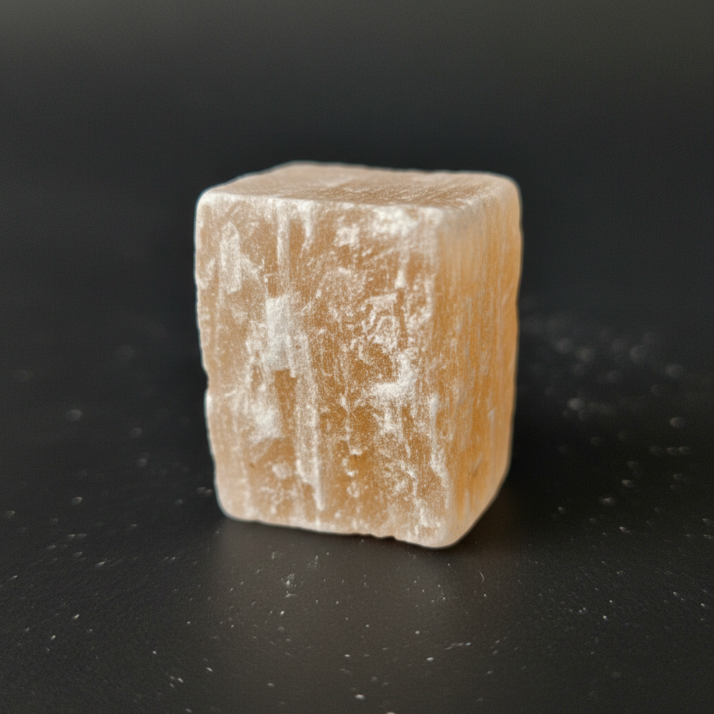 Peach Selenite Raw Orange Crystal Satin Spar