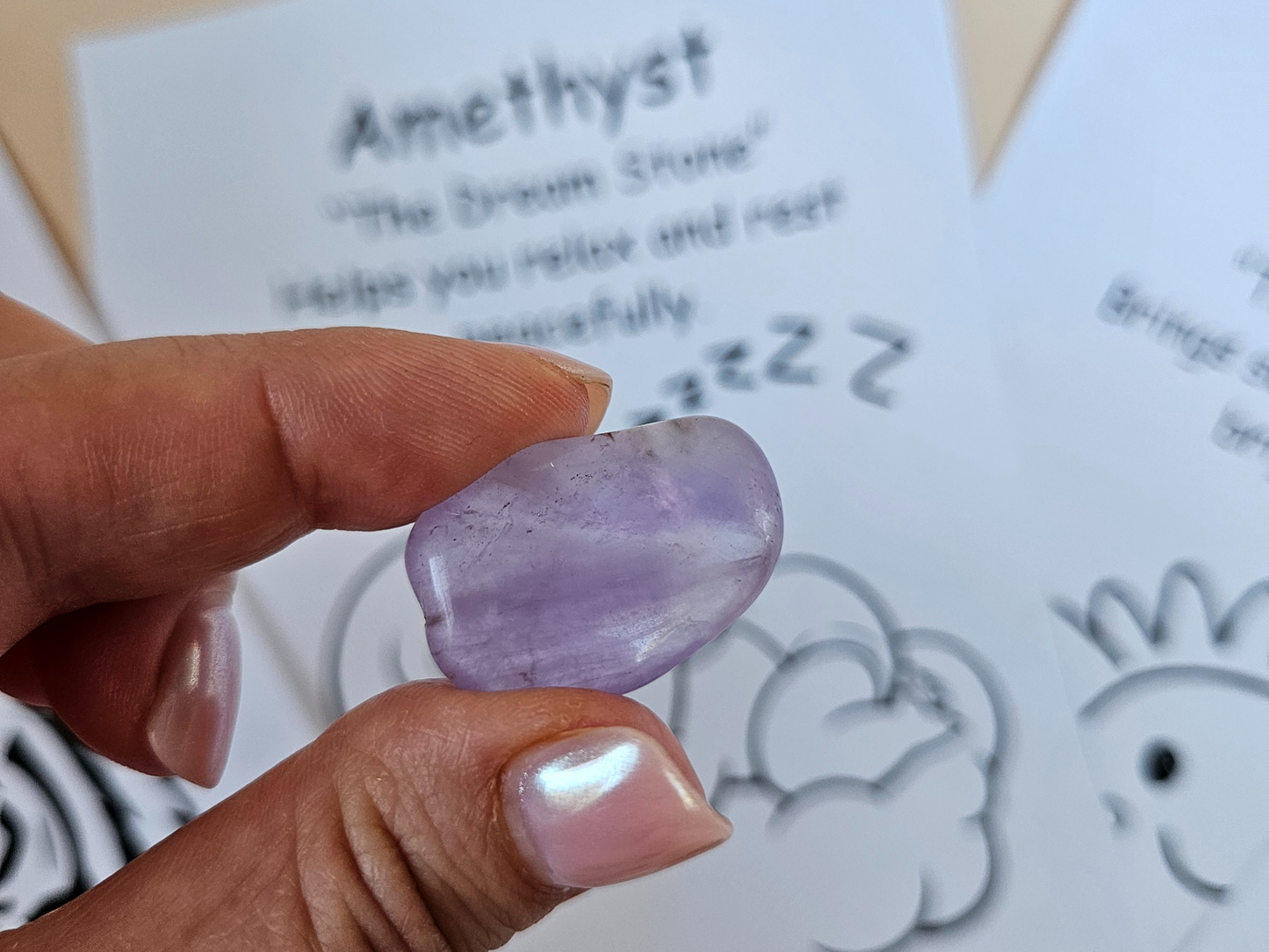 Kids Crystal Gift Set Tumbled Stones Colouring Pages