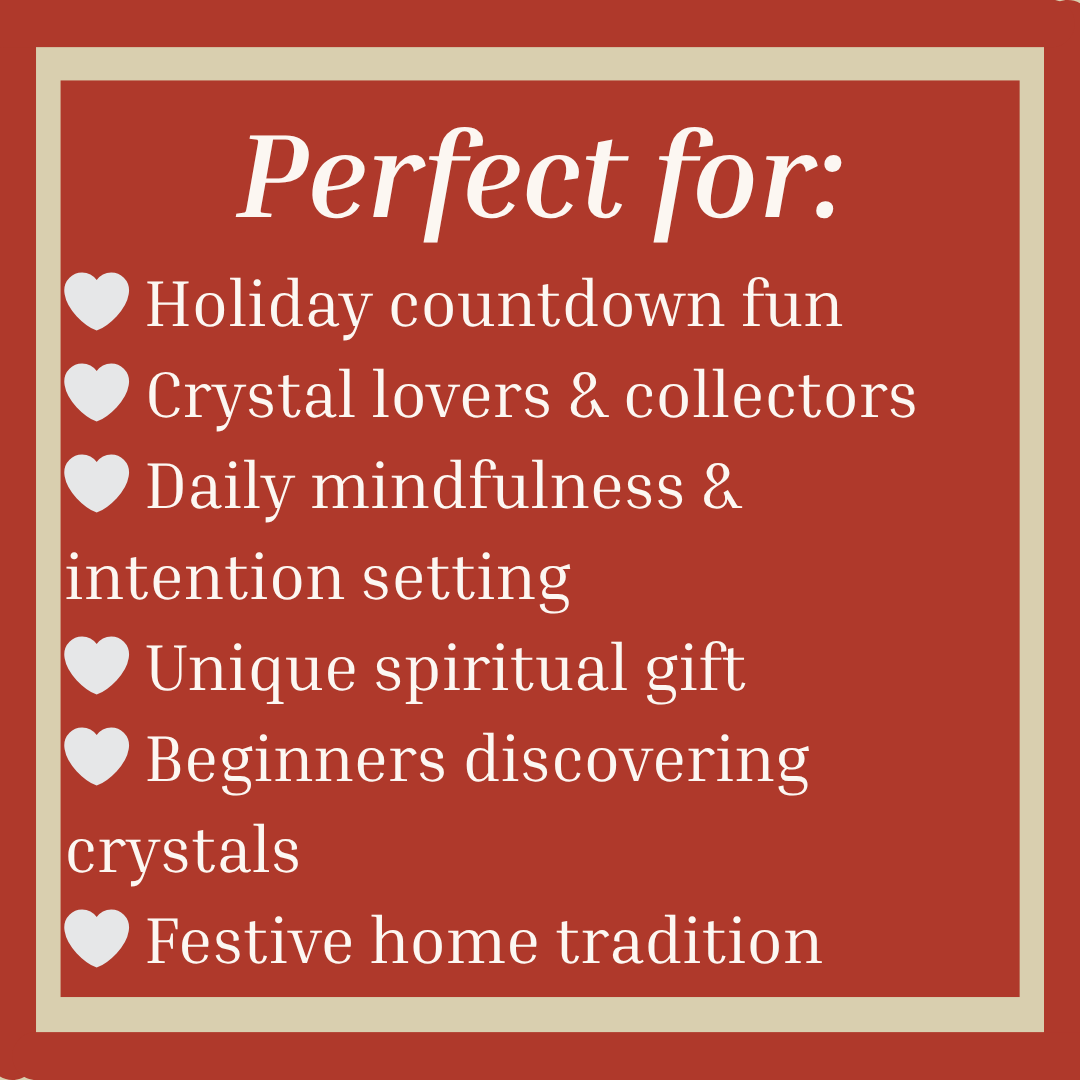 LUX Crystal Advent Calendar Christmas 24 day countdown set