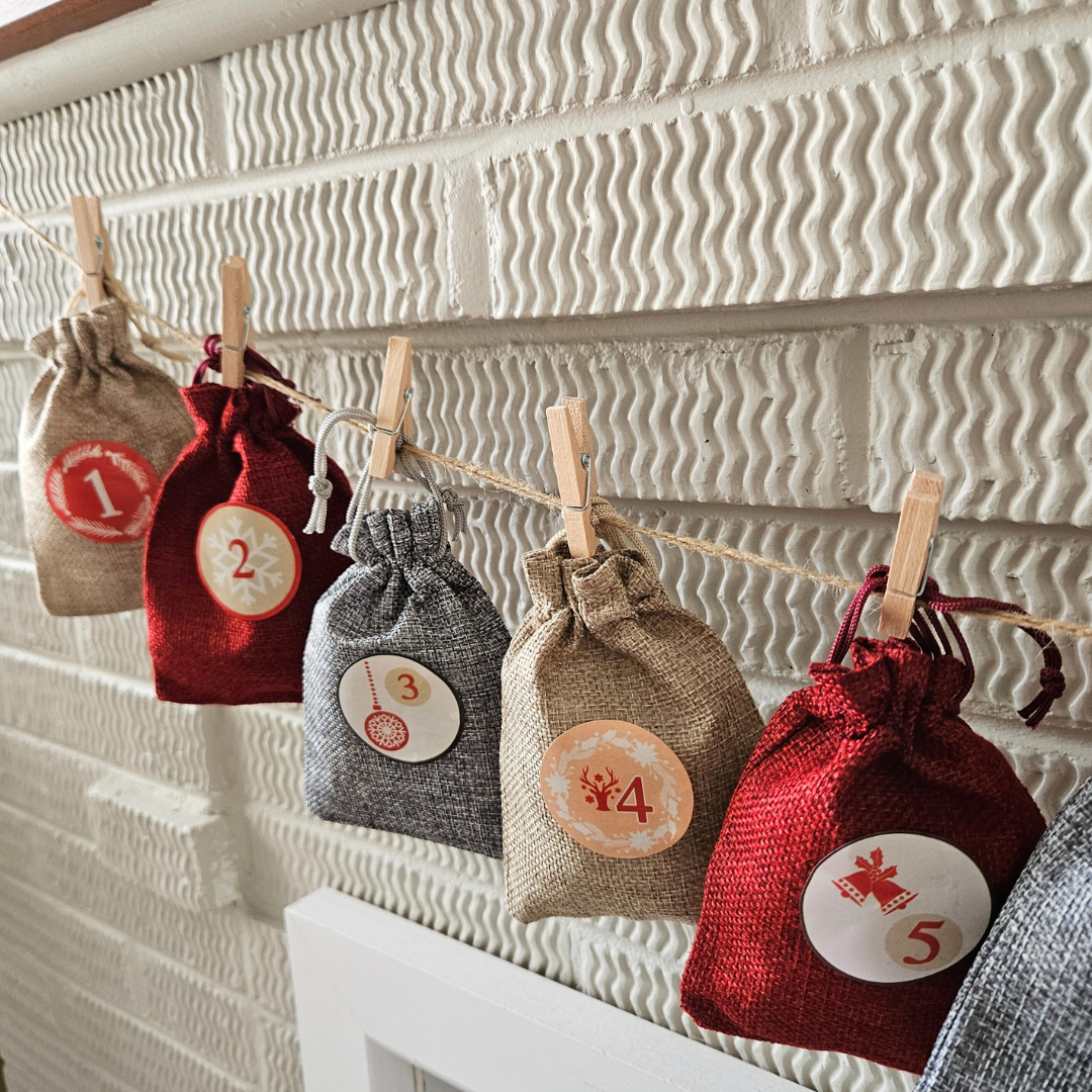 Crystal Advent Calendar 12 Days Gemstone Countdown Crystal Gift Set for Christmas