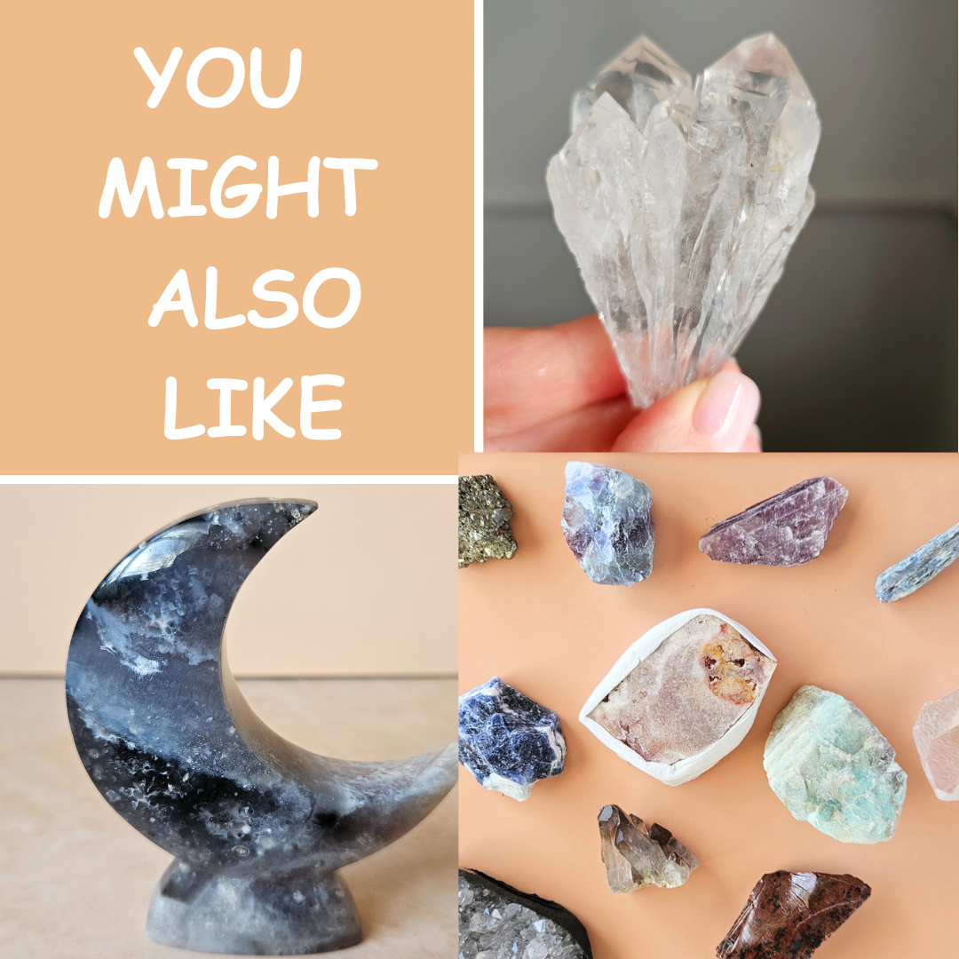 Raw sodalite crystal rough mineral specimen