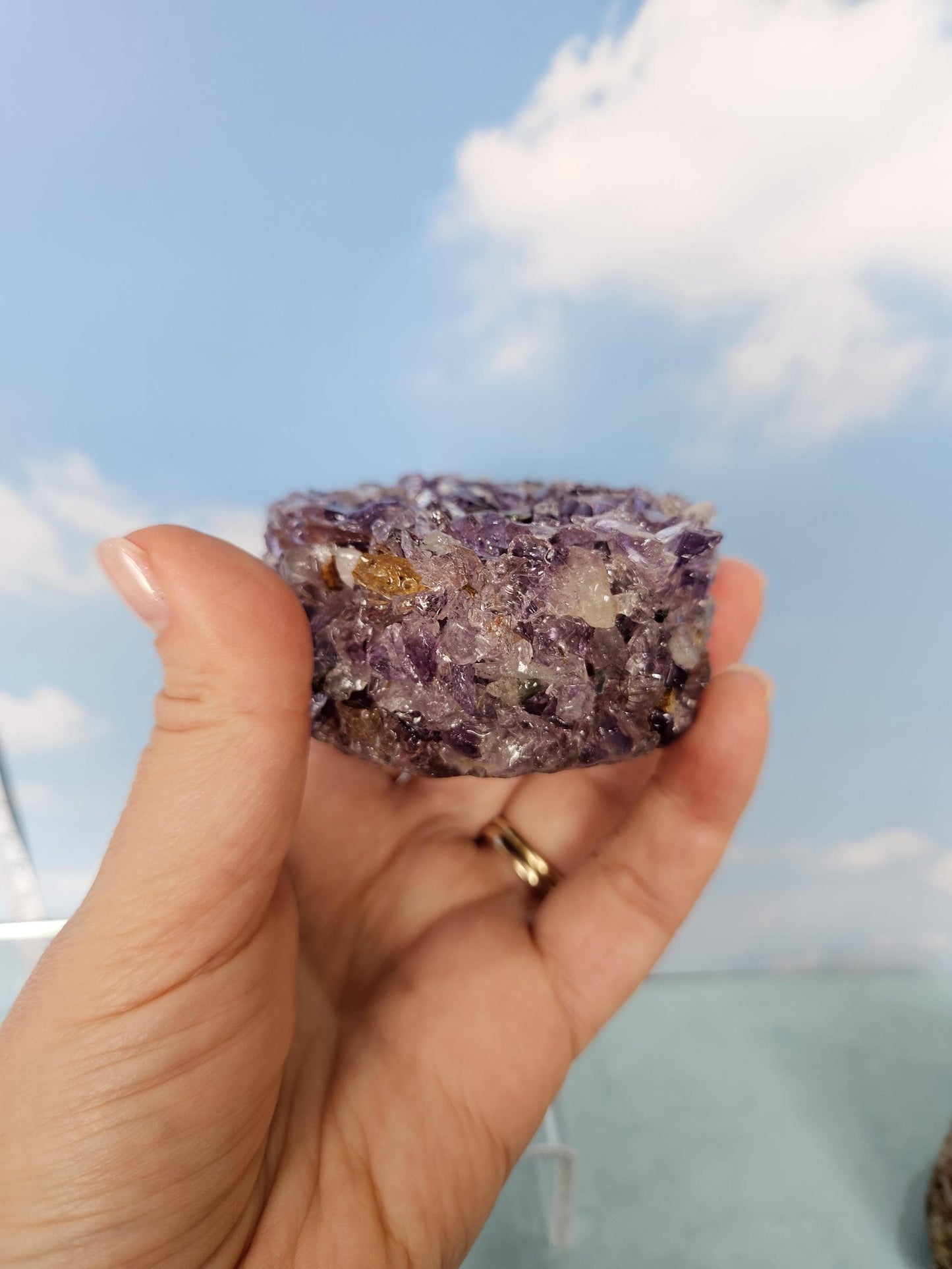 Amethyst Incense Holder