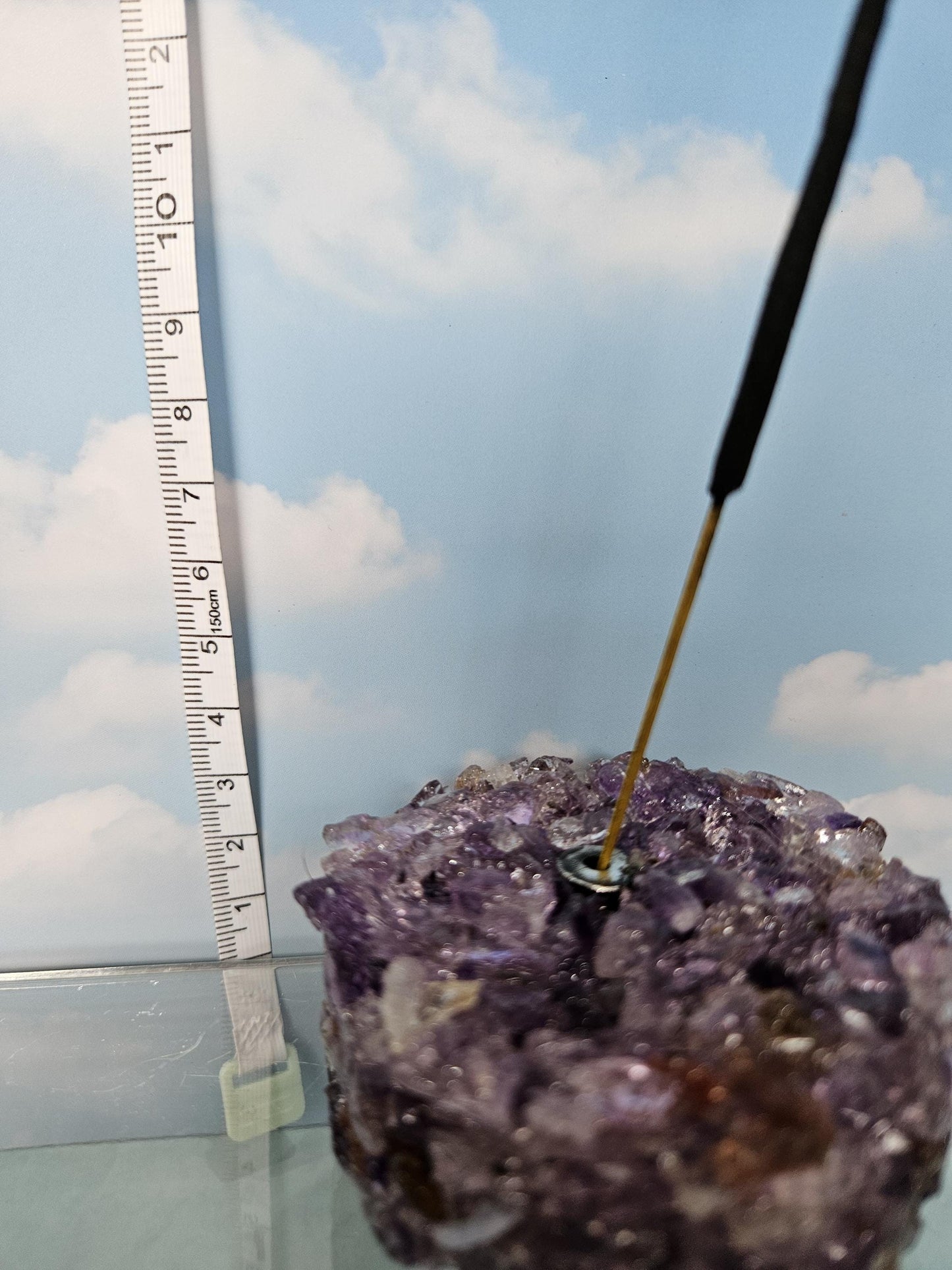 Amethyst Incense Holder