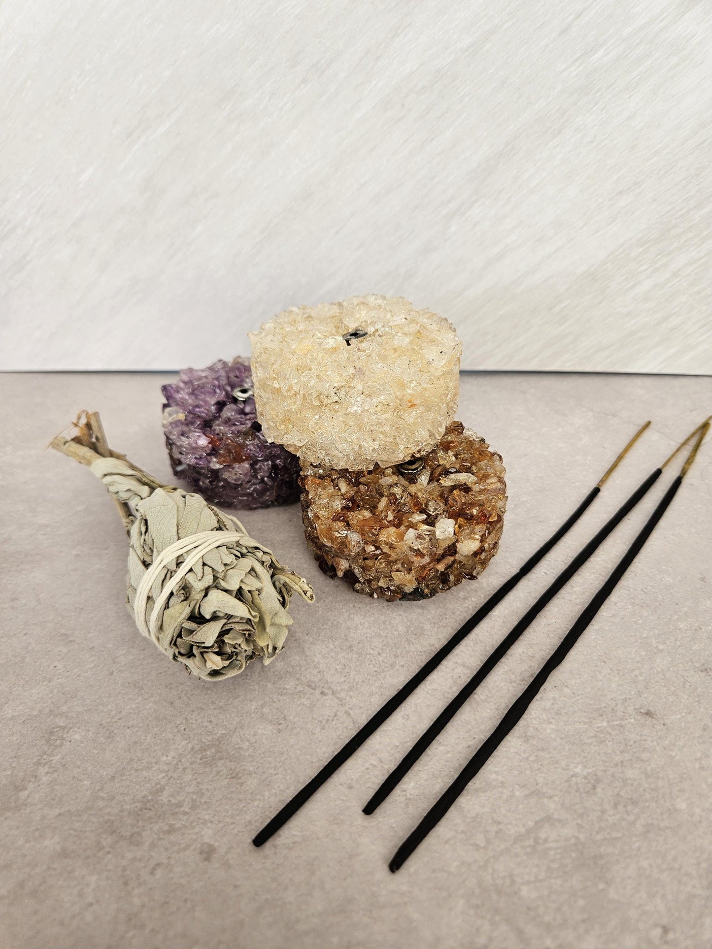 Amethyst Incense Holder
