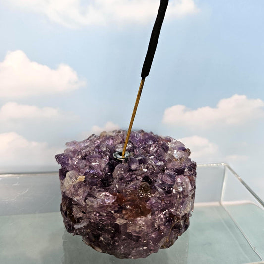 Amethyst Incense Holder