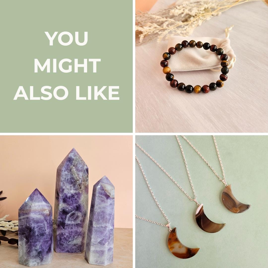 Chakra Crystal Set Selenite Charging Plate Tumbled Stones