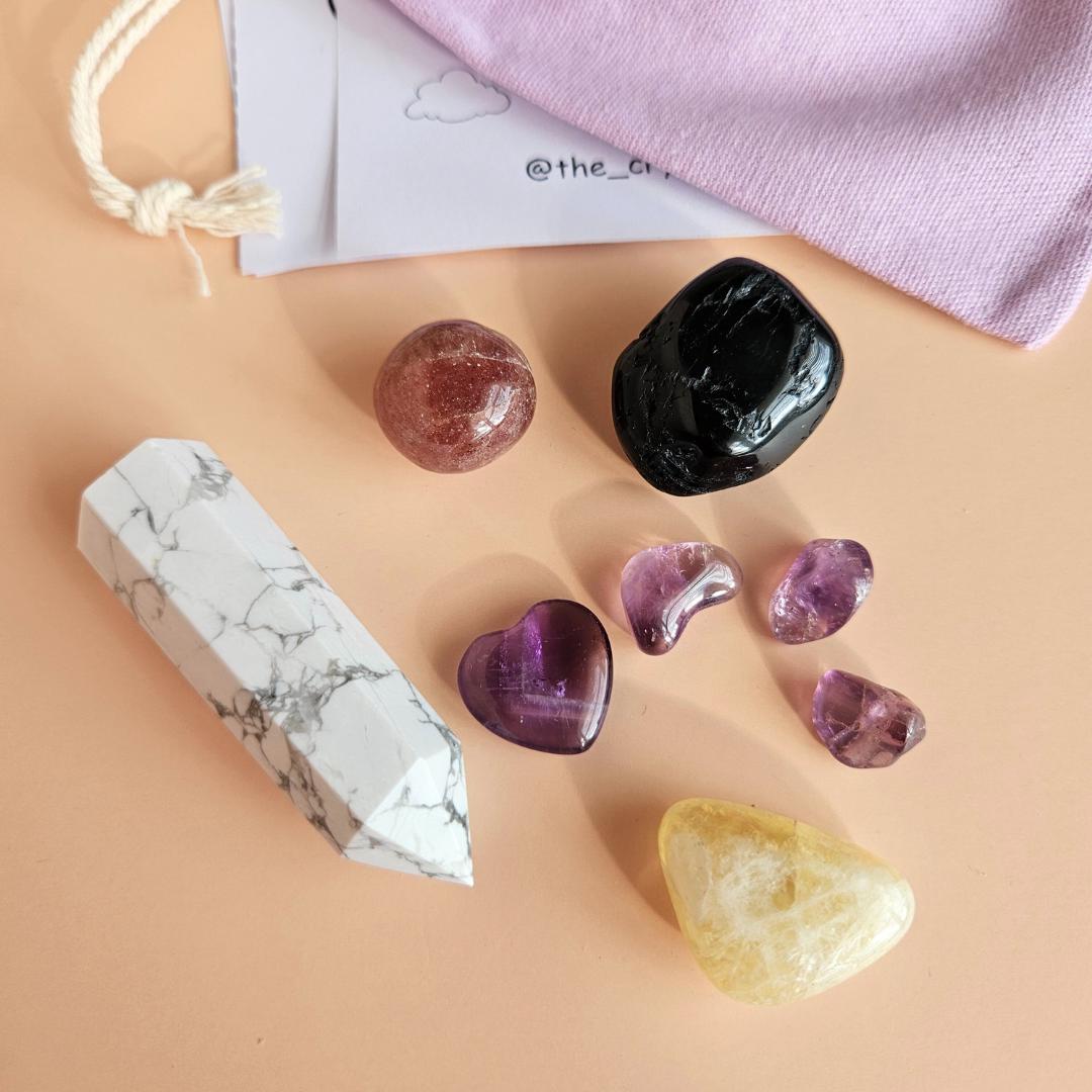 Kids Crystal Learning Set with Colouring Info Cards