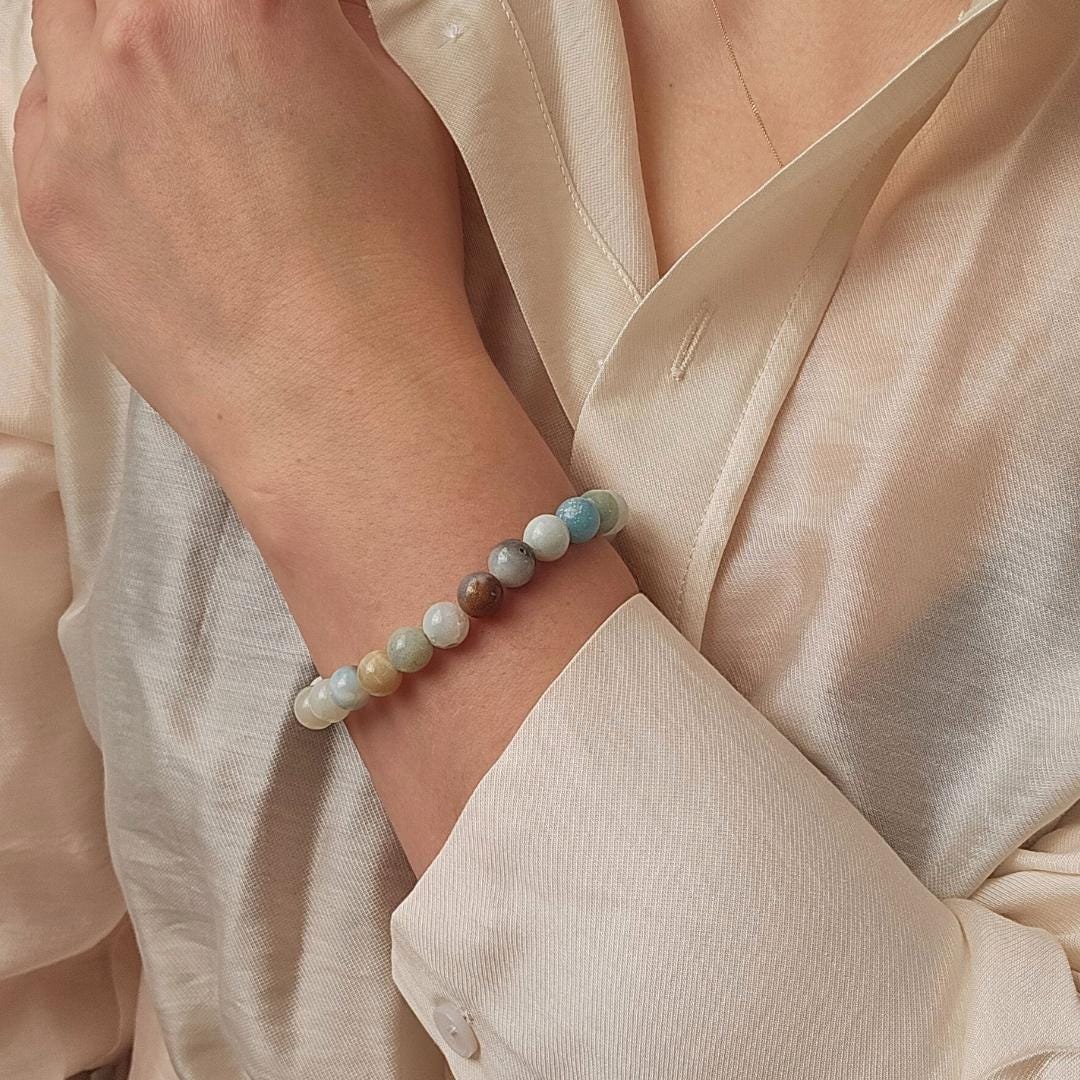 Amazonite Bead Bracelet