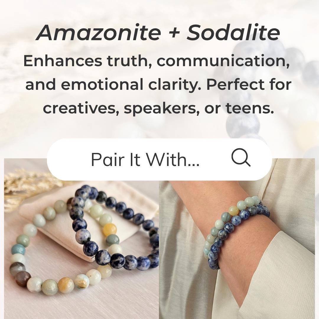 Amazonite Bead Bracelet