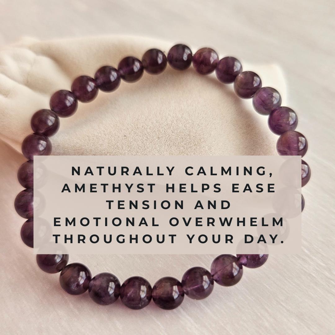 Amethyst Stretch Bracelet