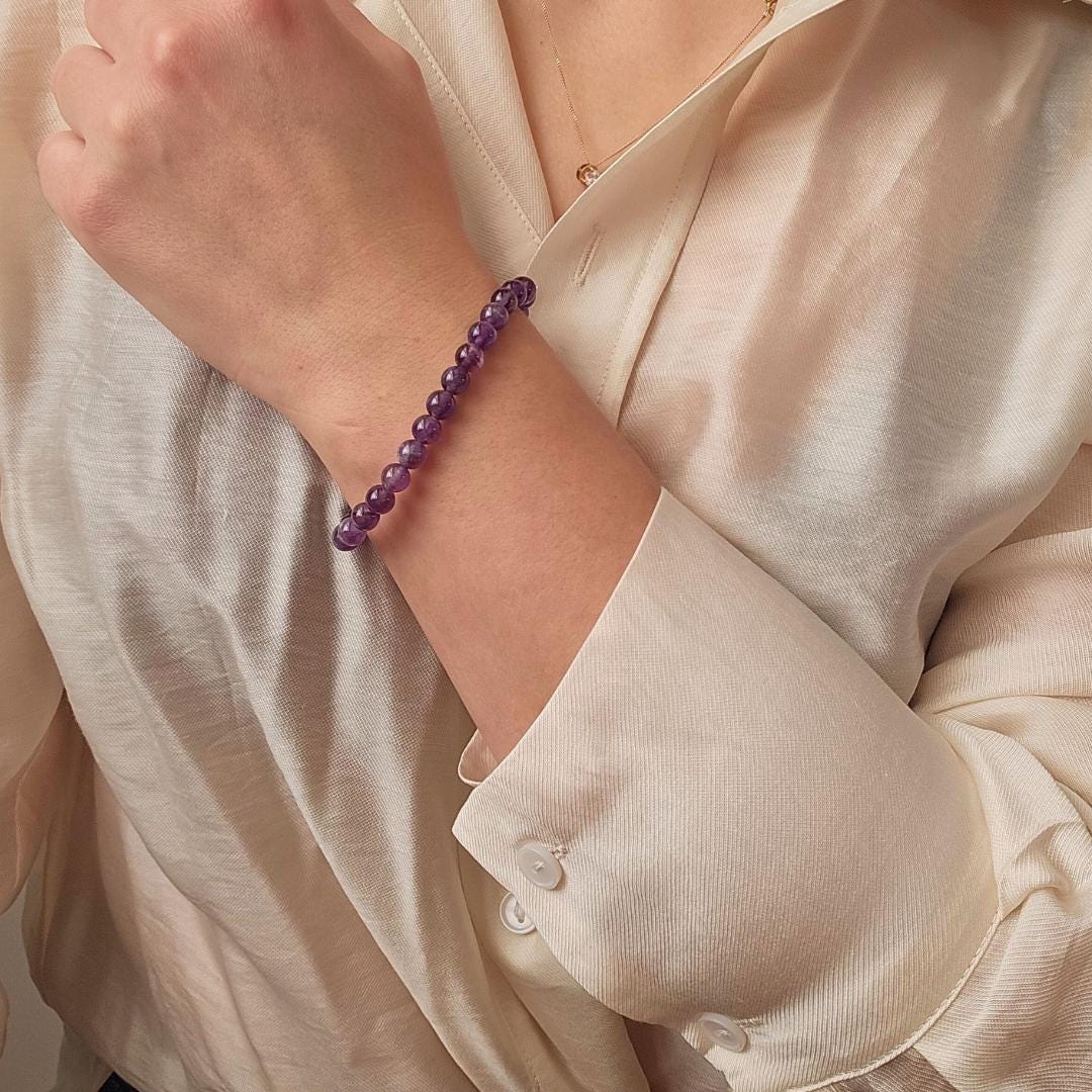 Amethyst Stretch Bracelet