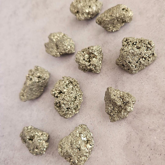 Raw pyrite cluster