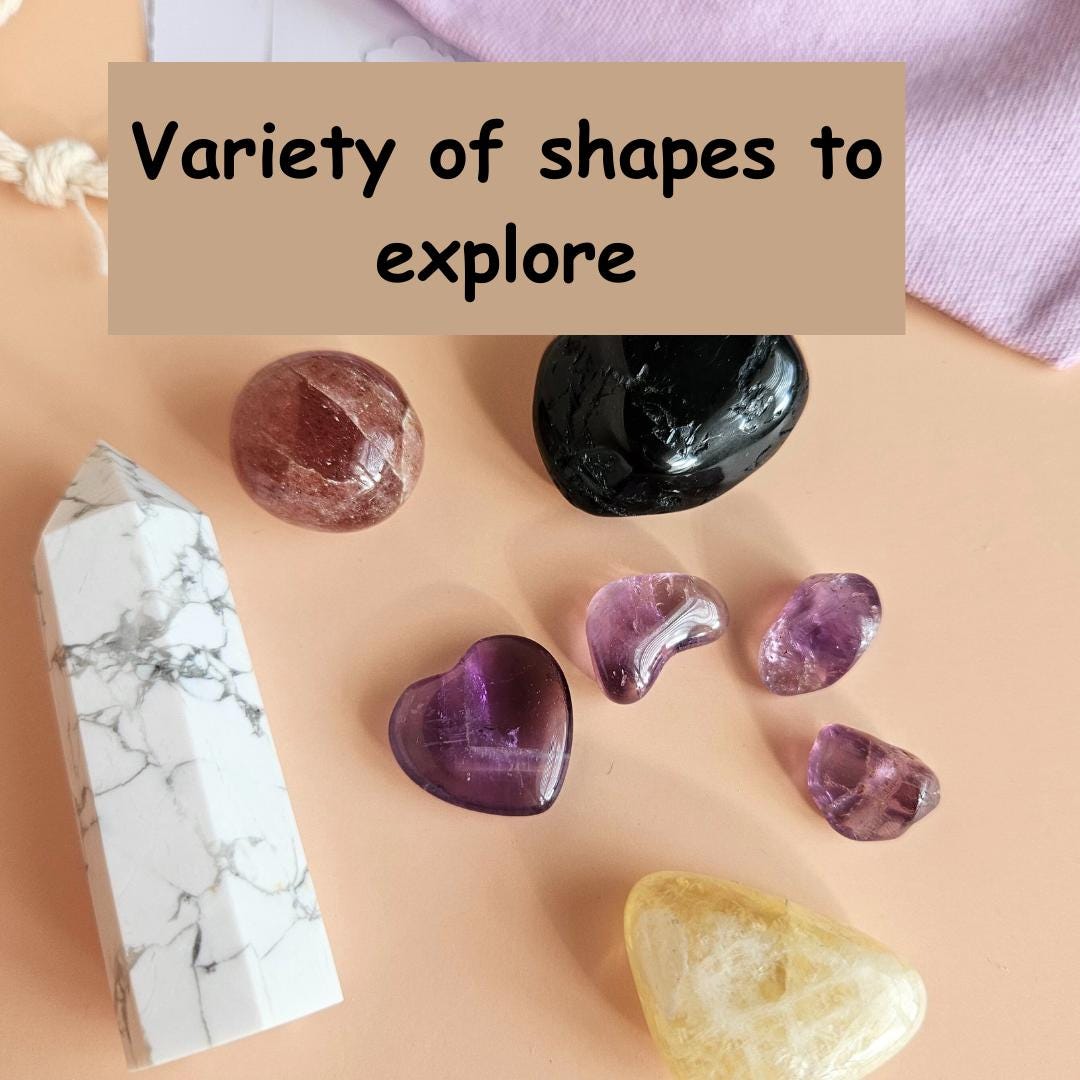 Kids Crystal Learning Set with Colouring Info Cards