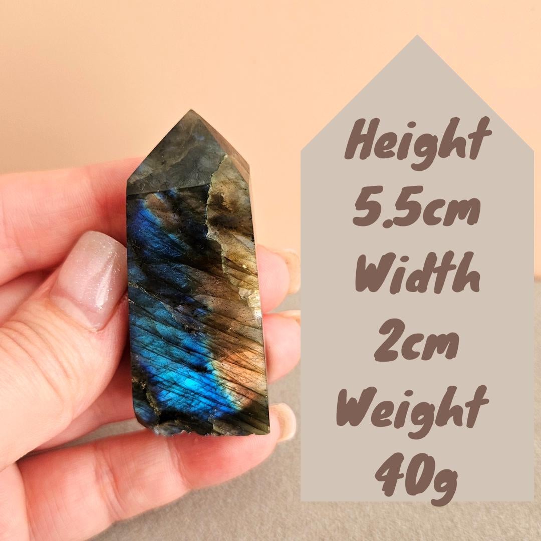Labradorite tower polished point