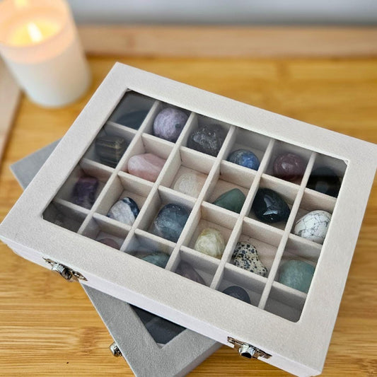 Tumbled stone crystal collection boxed crystal gift set starter crystal kit for beginners