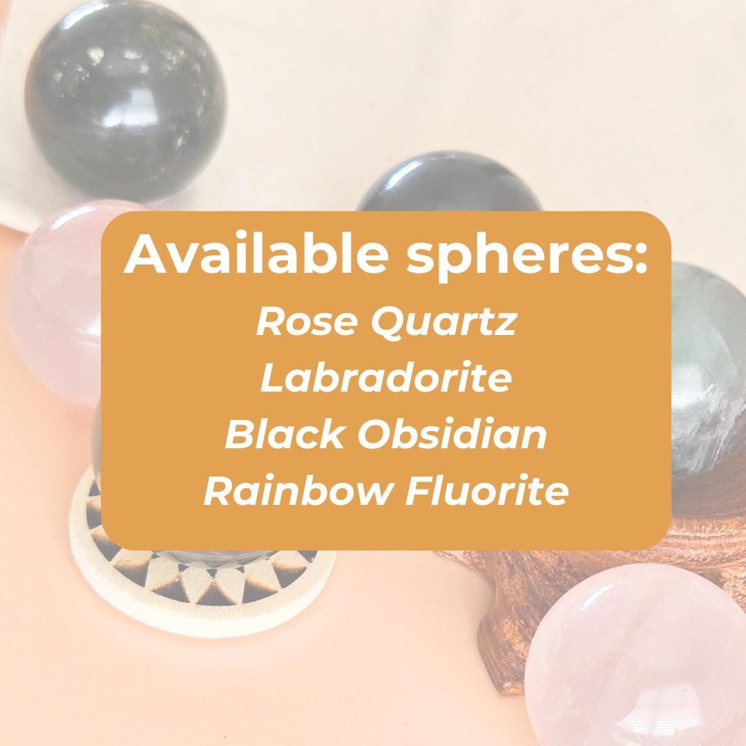 Mini spheres crystal ball