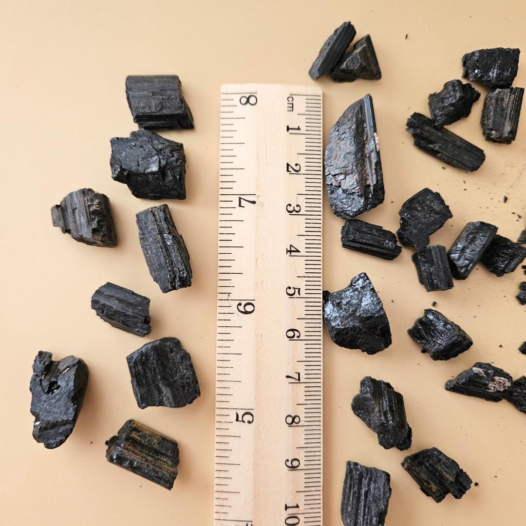Protection Crystal Kit Black Tourmaline Clear Quartz and Selenite Set 
