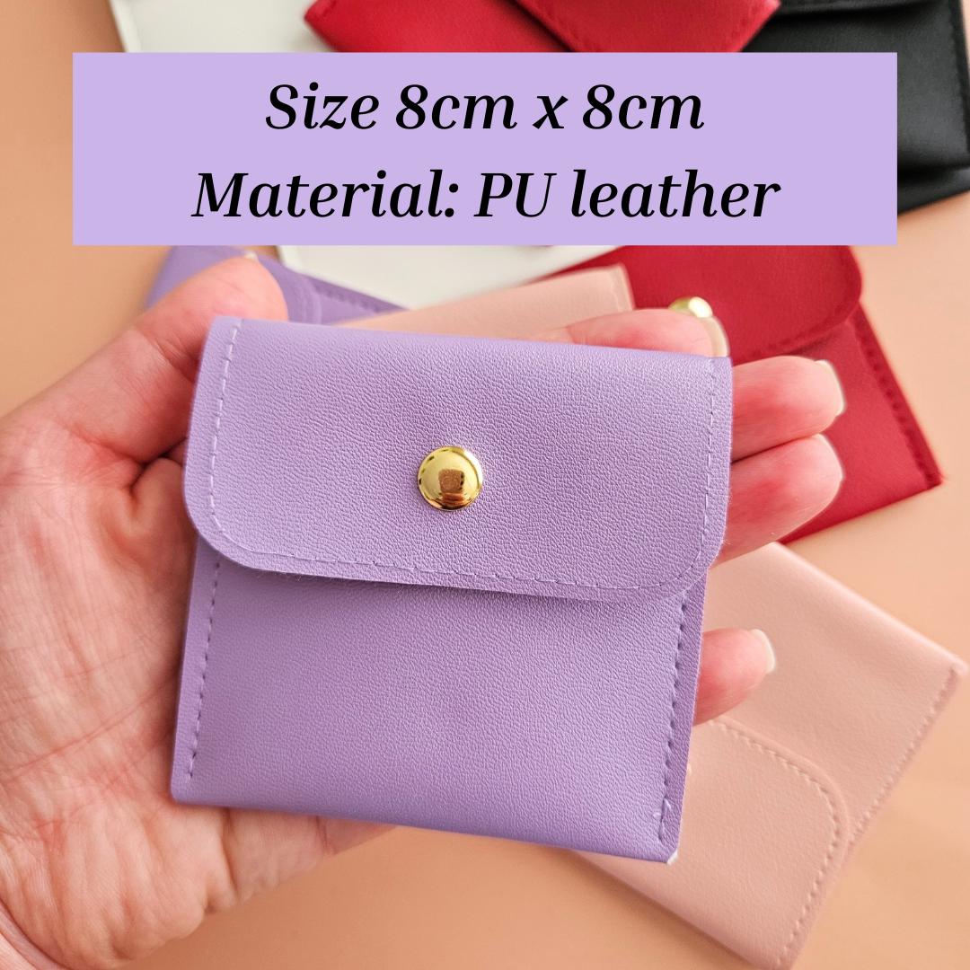 Crystal Jewelry Storage Pouch Small Travel Bag for Tumbled Stones Coin