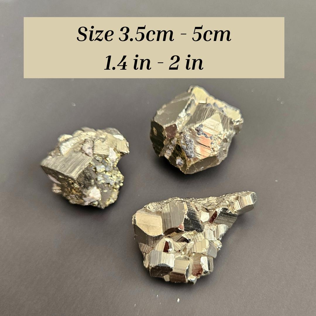 Pyrite Cluster Natural Crystal Fool’s Gold Confidence Protection Money