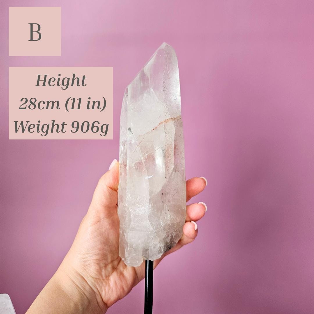 Clear Quartz Crystal Large Energy Amplifier Crystal for Collectors Med