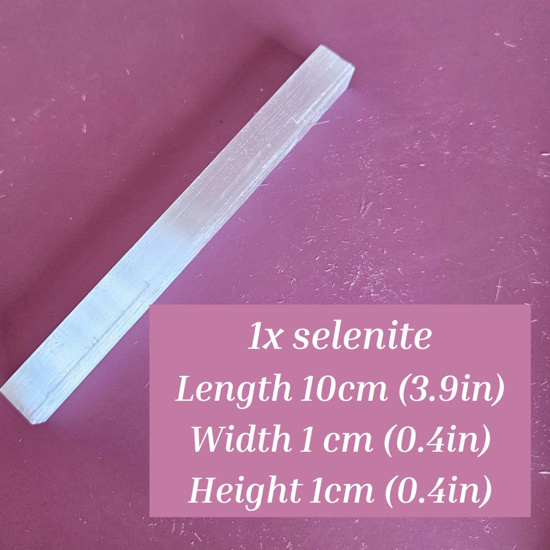Selenite Crystal Sticks Satin Spar for Home Décor Mindfulness and Medi