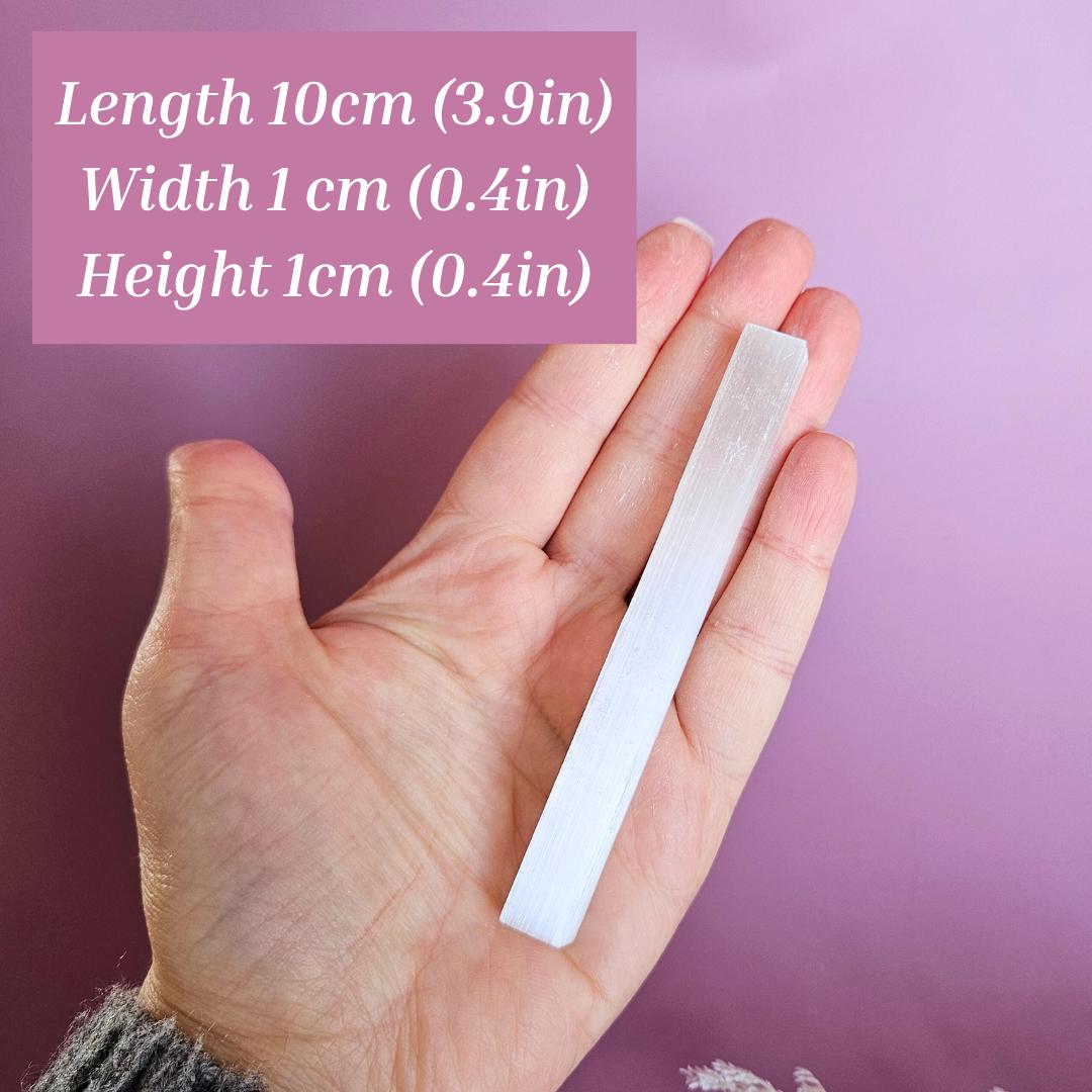 Selenite Crystal Sticks Satin Spar for Home Décor Mindfulness and Medi