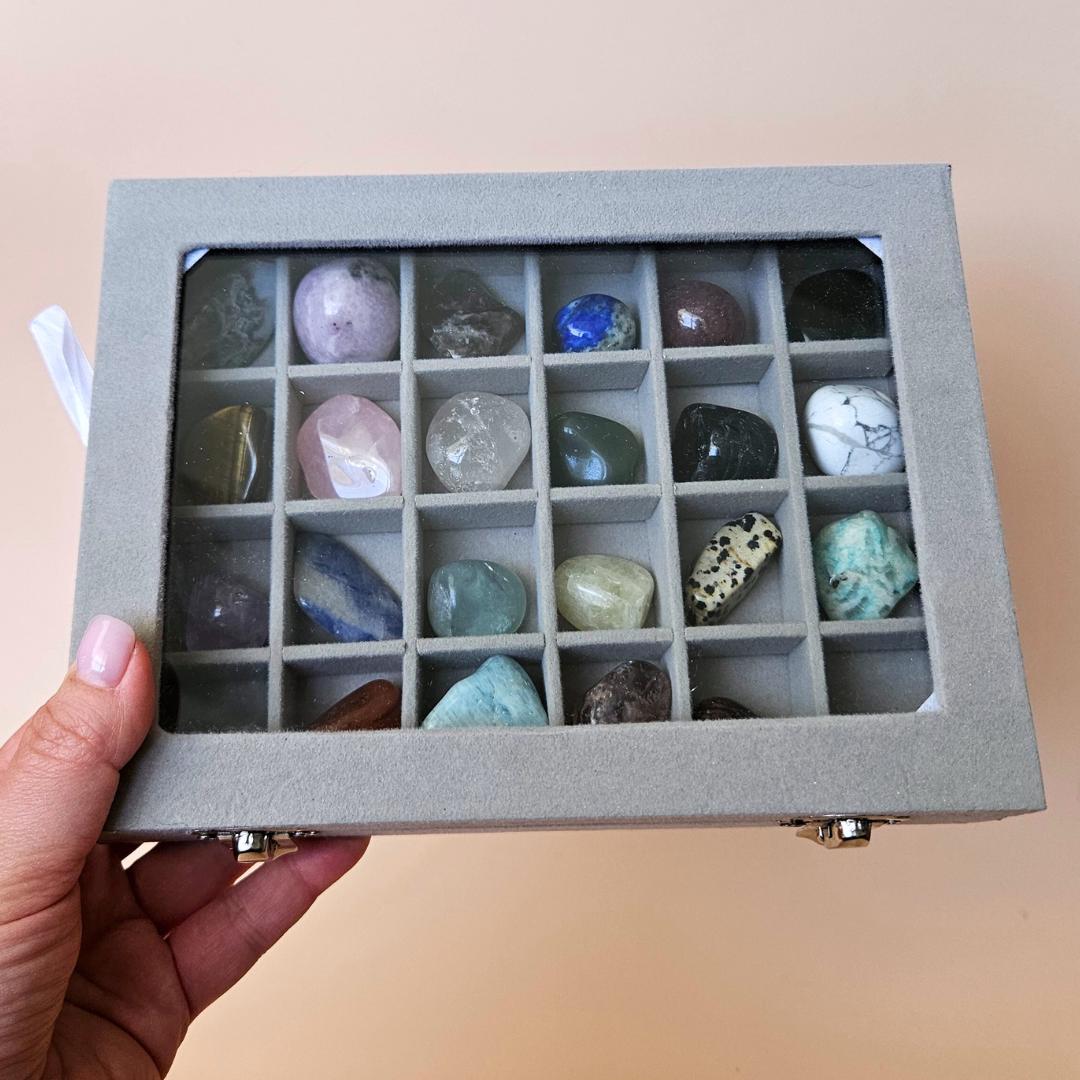 Tumbled stone crystal collection crystal gift set crystal healing crys