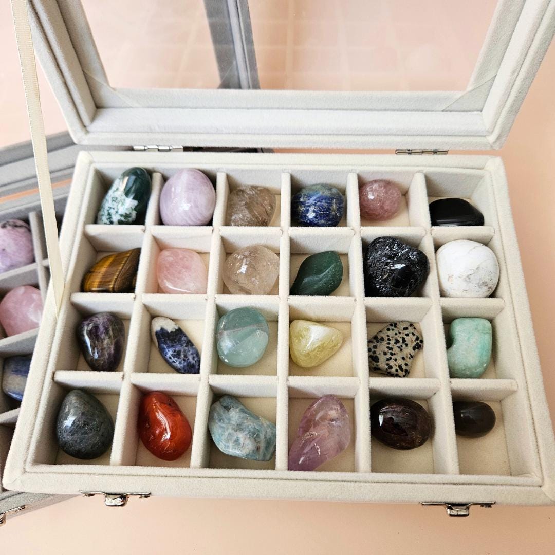 Tumbled stone crystal collection crystal gift set crystal healing crys