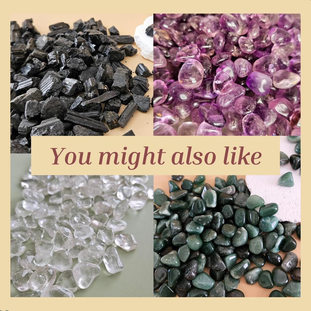 Rose quartz tumbled stones small pocket size crystal grids quartz tumb