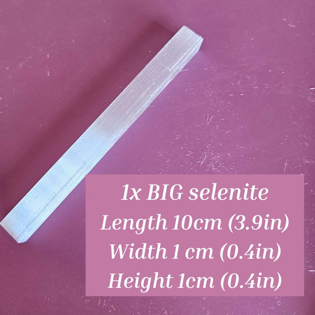 Bulk Selenite Sticks Satin Spar Crystals for Energy Cleansing Meditati