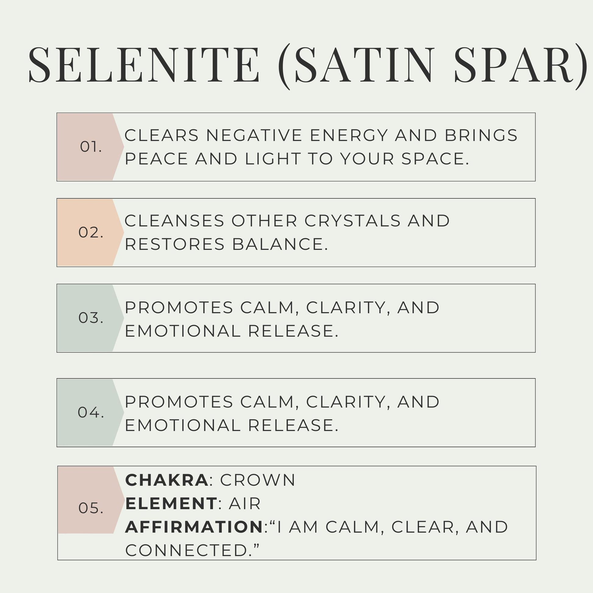 Selenite crystal satin spar snake carving home decor healing crystal m