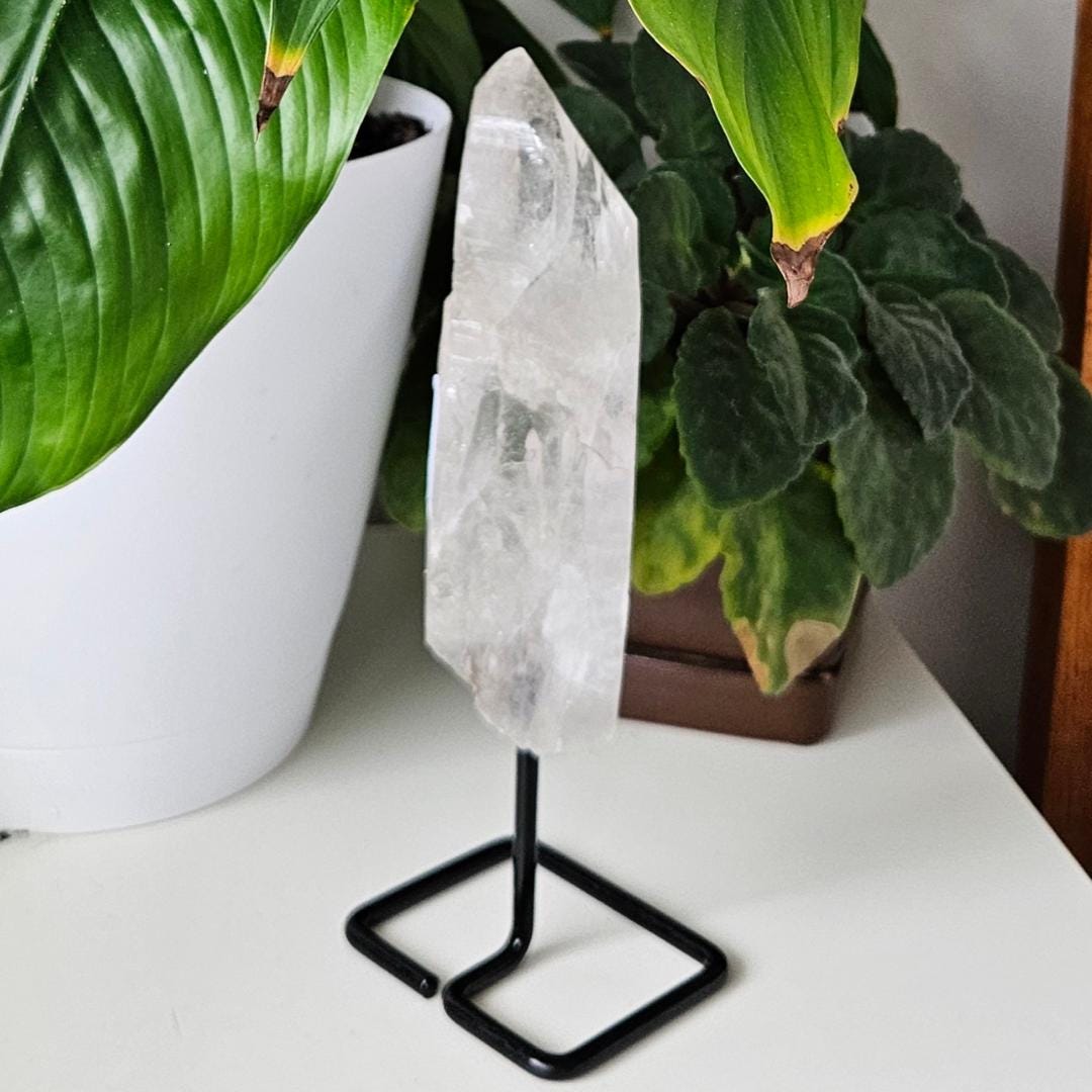 Clear Quartz Crystal Tower Gift for Her Birthday Gift Mindfulness Home