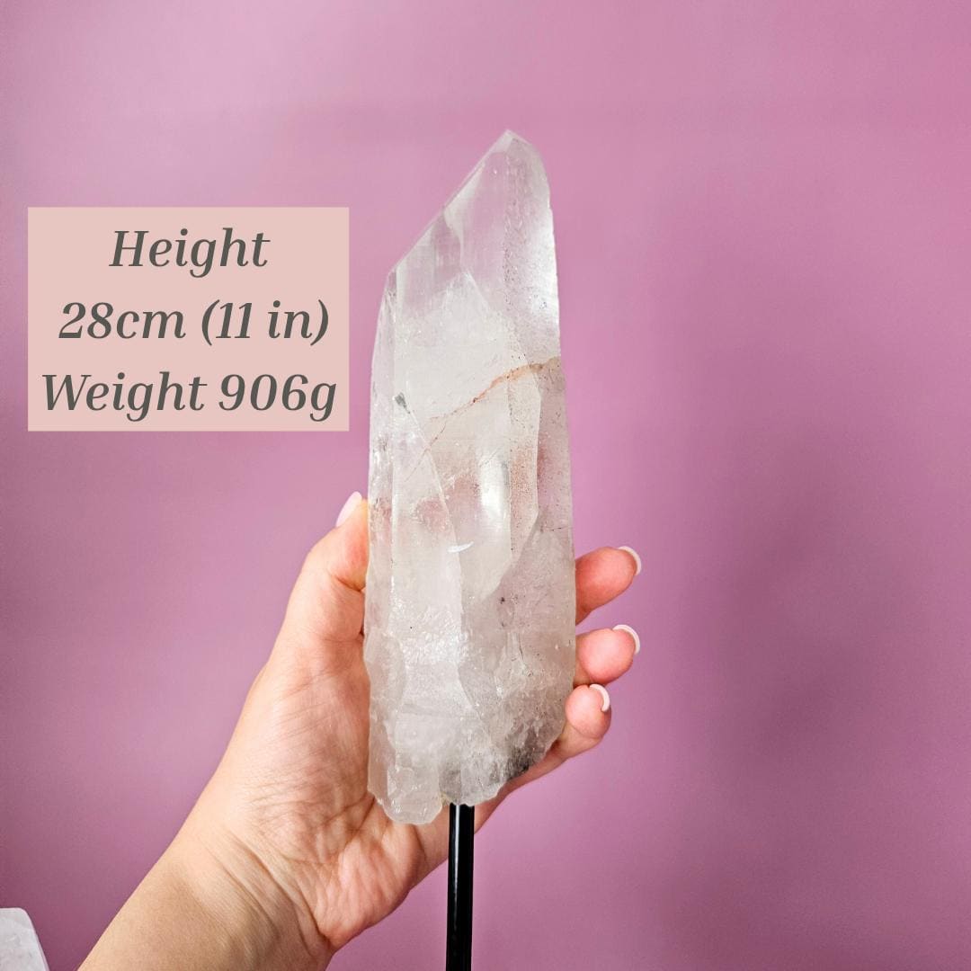 Clear Quartz Crystal Tower Gift for Her Birthday Gift Mindfulness Home