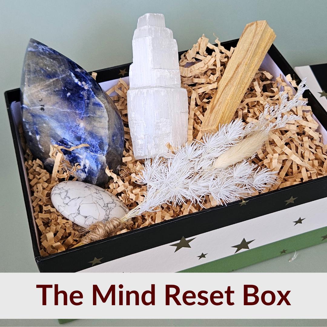 Crystal Gift Box Set Self Care Spa Gift for Her Healing Crystal Set Mi